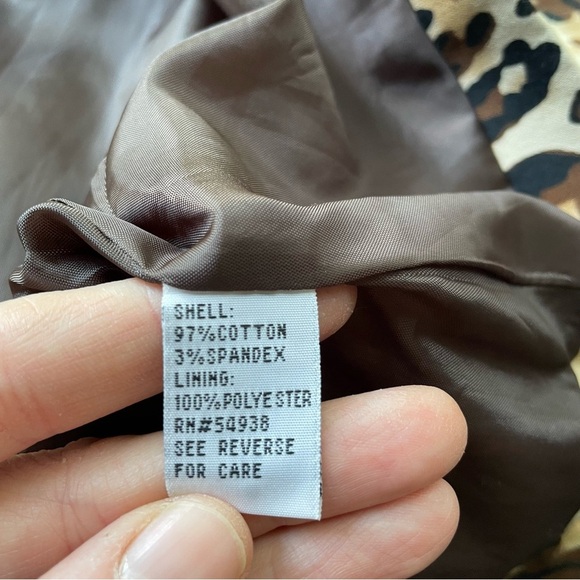 Appraisal Leopard Print Jacket Coat Size Large - Picture 8 of 9